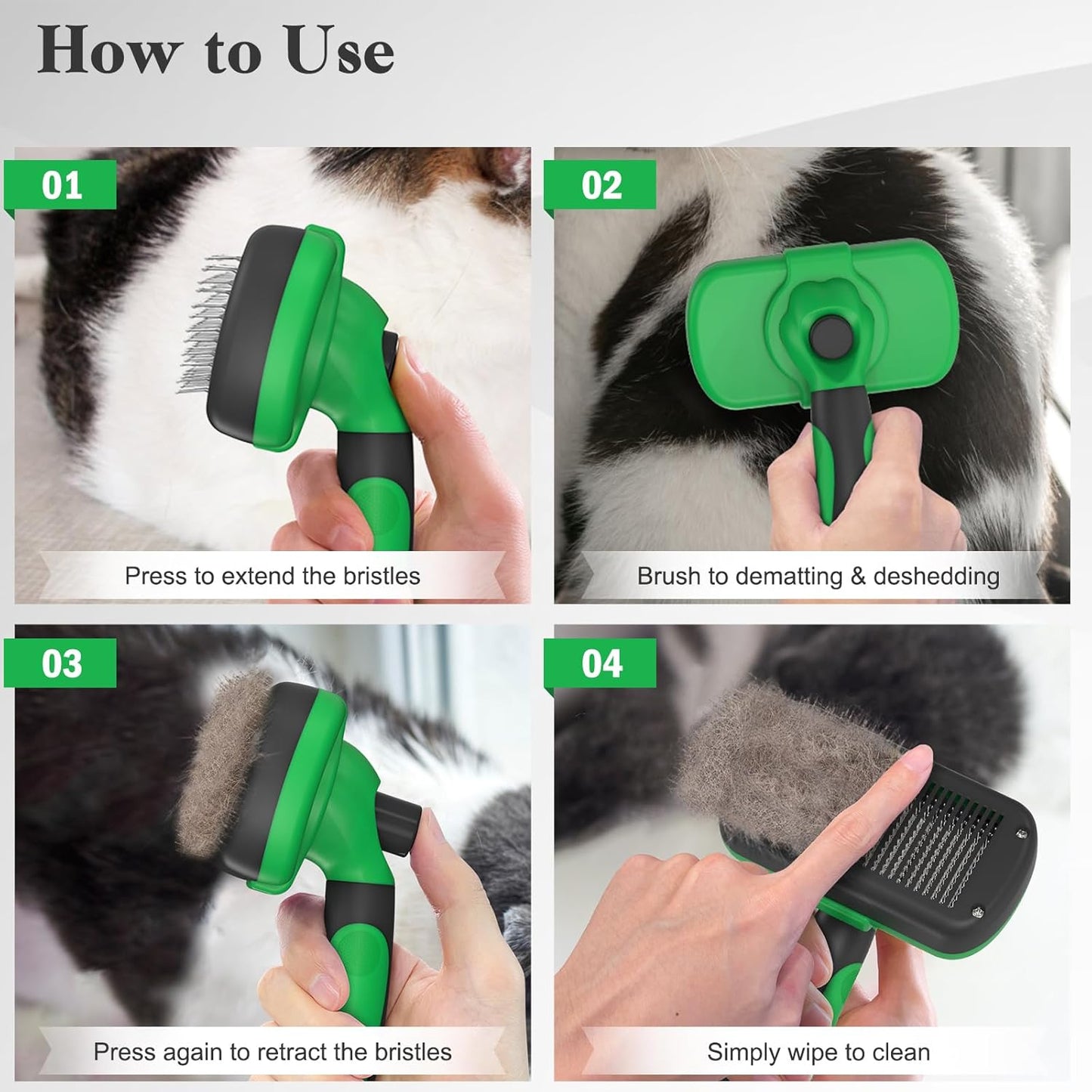 Self Cleaning Slicker Brush