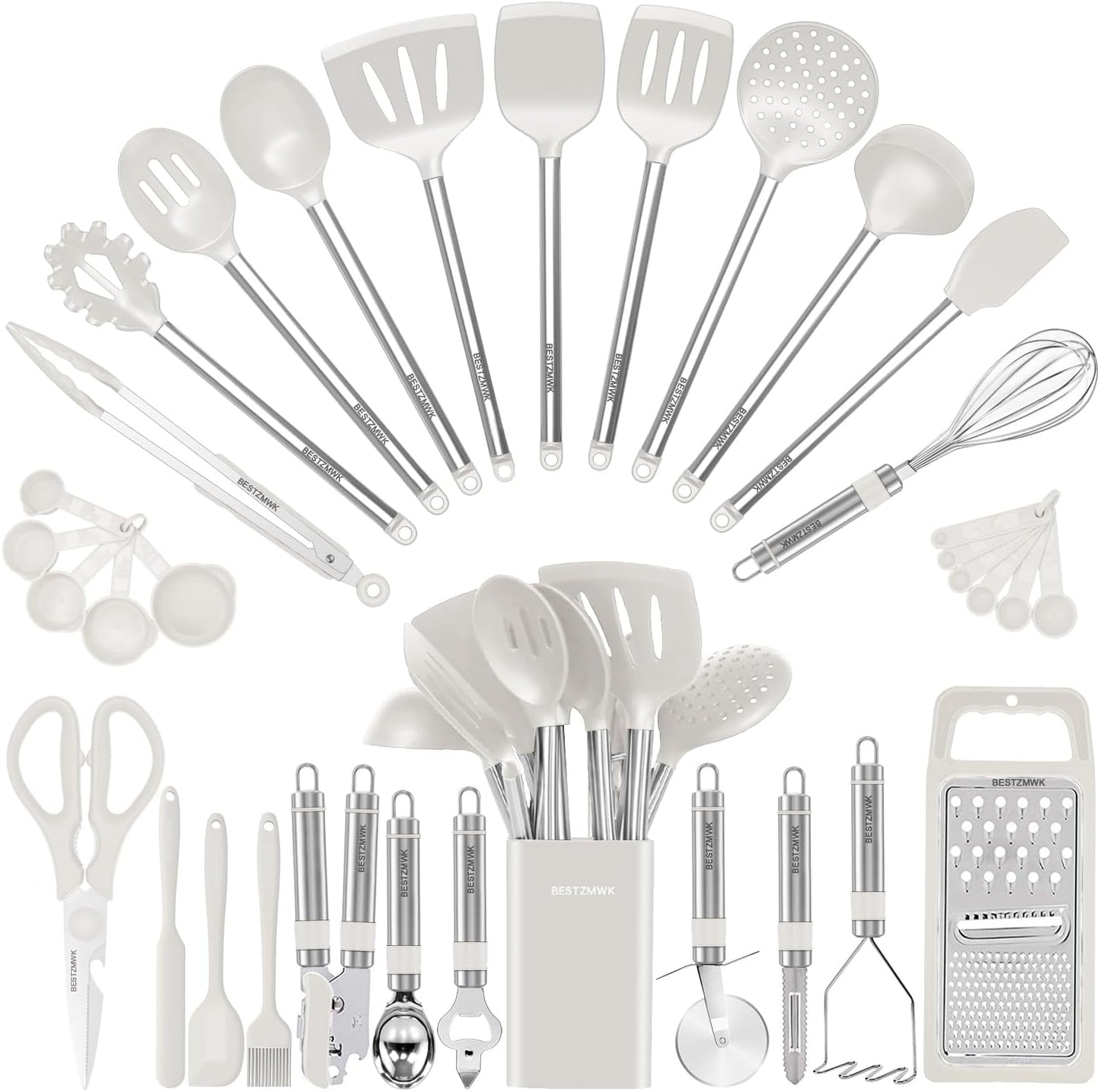 Kitchen Utensil Set-Silicone Cooking
