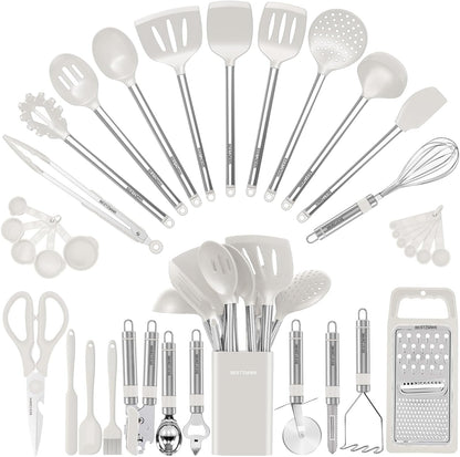 Kitchen Utensil Set-Silicone Cooking