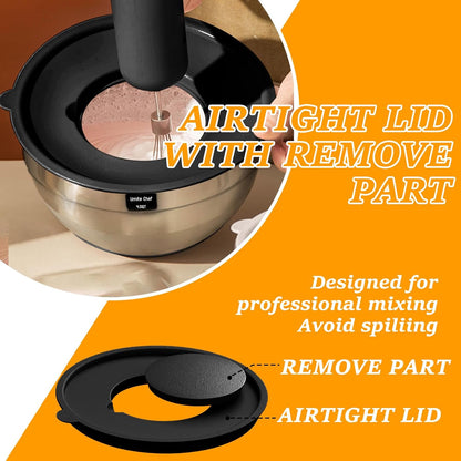 Mixing Bowls with Airtight Lids Set