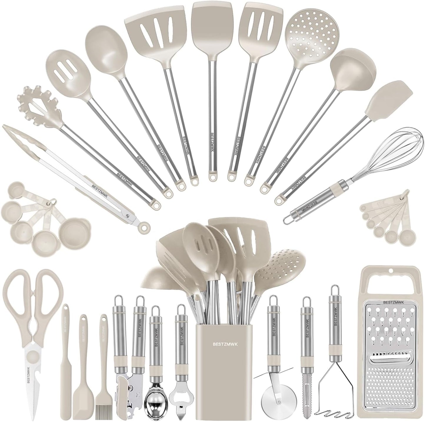 Kitchen Utensil Set-Silicone Cooking