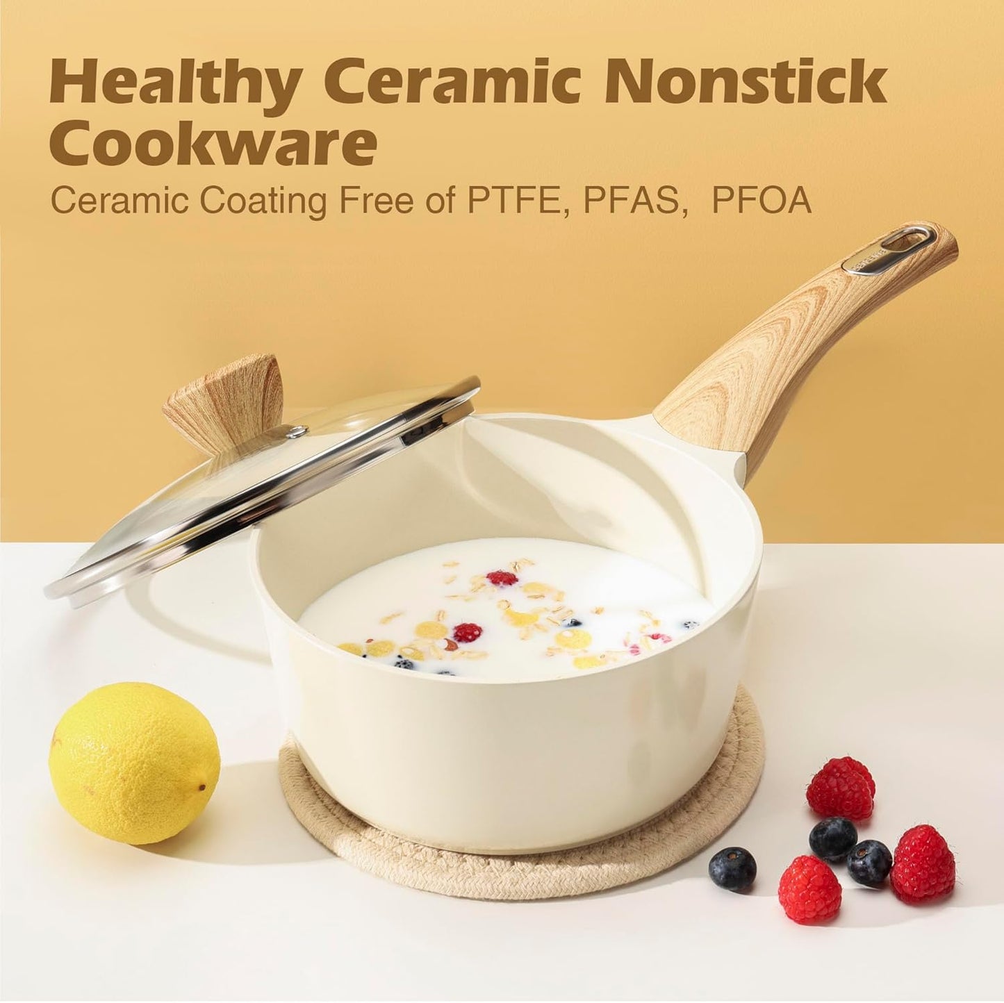Ceramic Pots and Pans Set