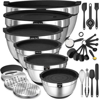 Mixing Bowls with Airtight Lids Set