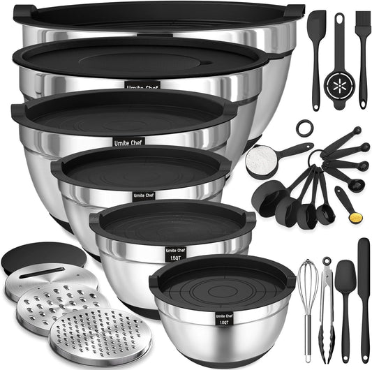 Mixing Bowls with Airtight Lids Set