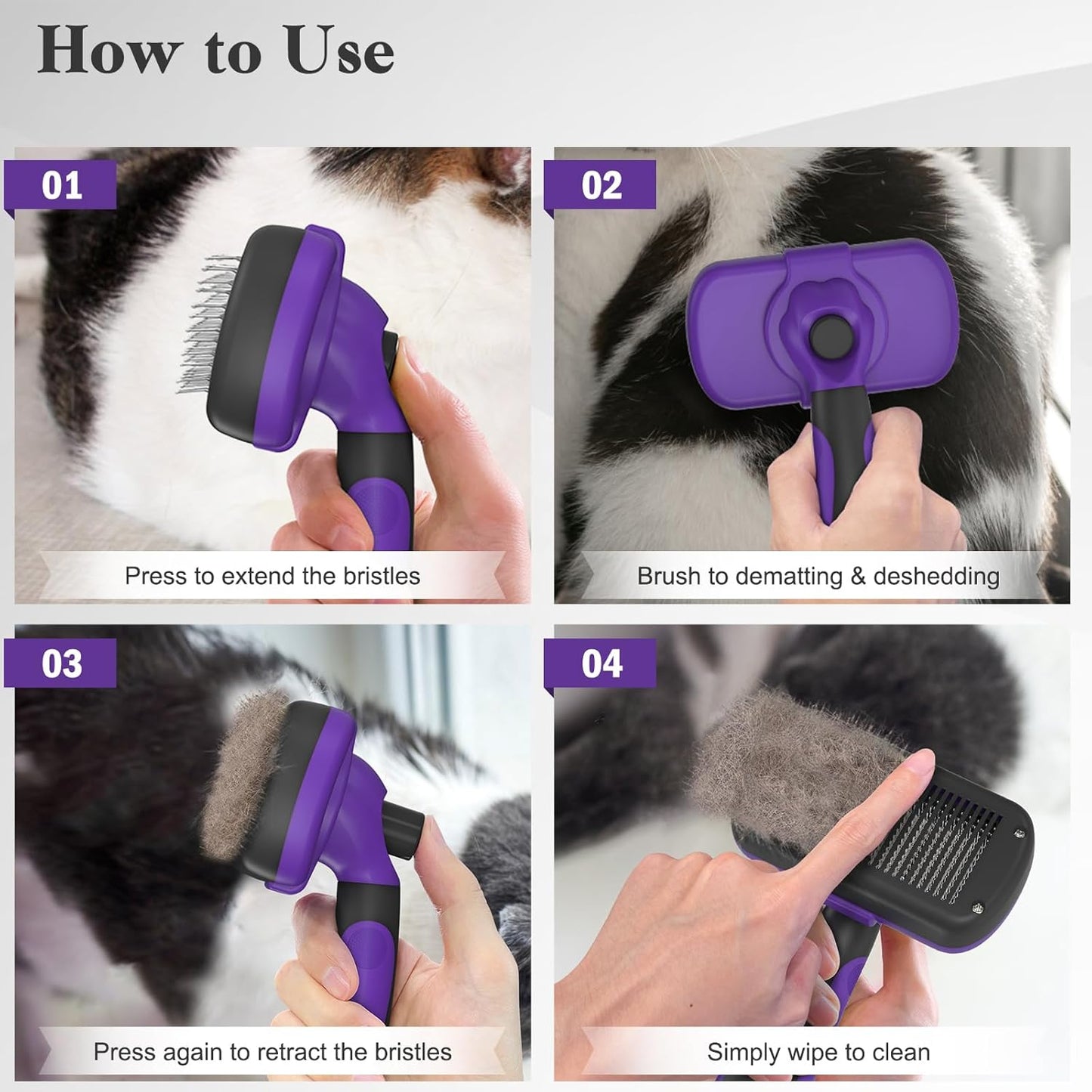Self Cleaning Slicker Brush