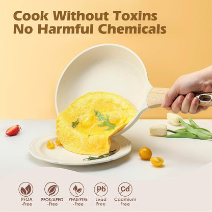 Ceramic Pots and Pans Set