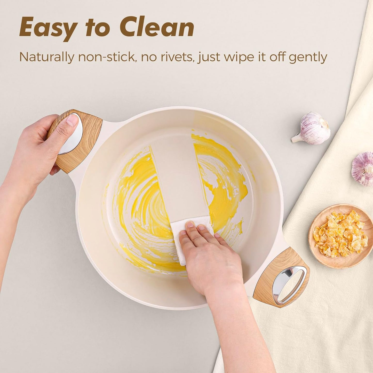 Ceramic Pots and Pans Set