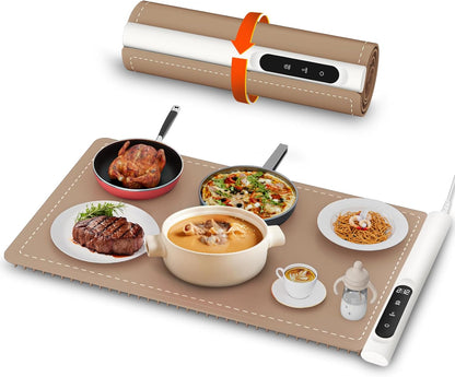 Portable Electric Food Warming Tray with Graphene Heating