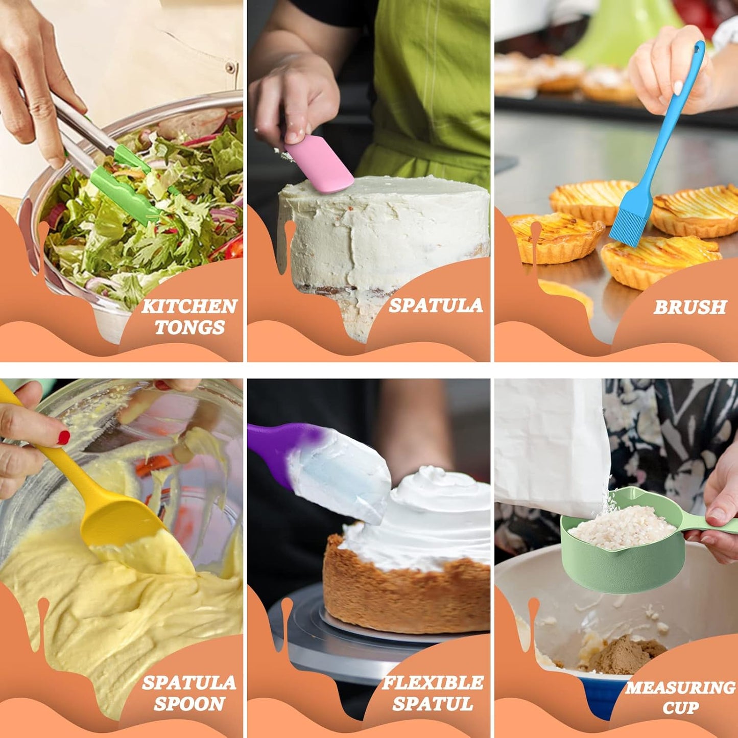 Mixing Bowls with Airtight Lids Set