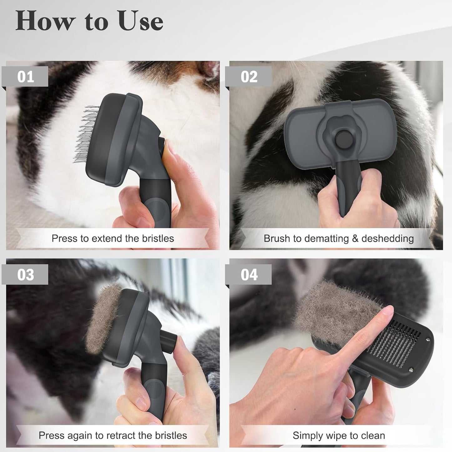 Self Cleaning Slicker Brush