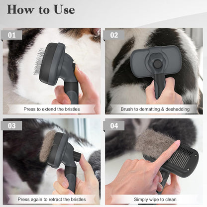 Self Cleaning Slicker Brush