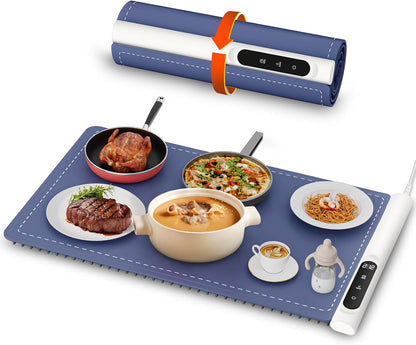 Portable Electric Food Warming Tray with Graphene Heating