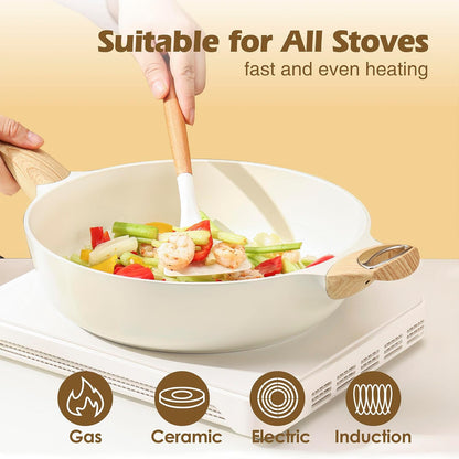 Ceramic Pots and Pans Set