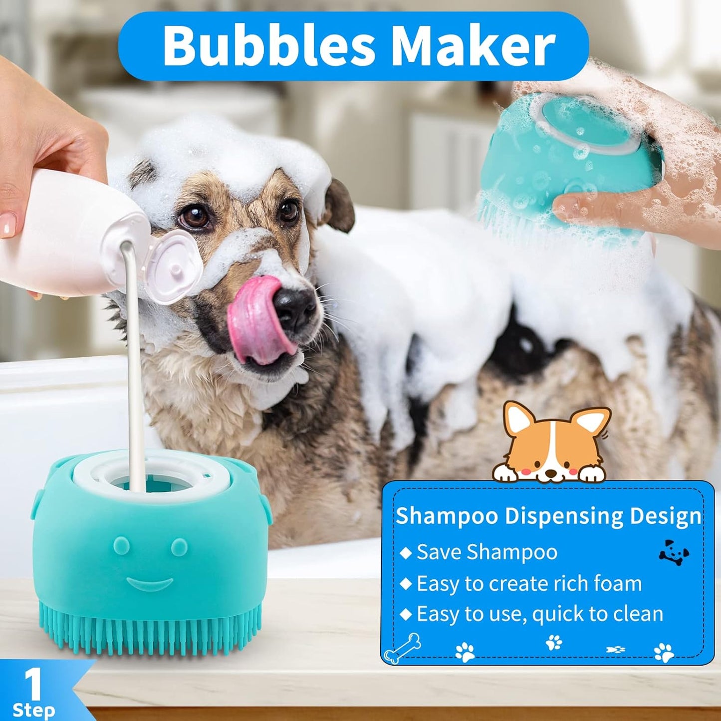 Dog Bath Brush
