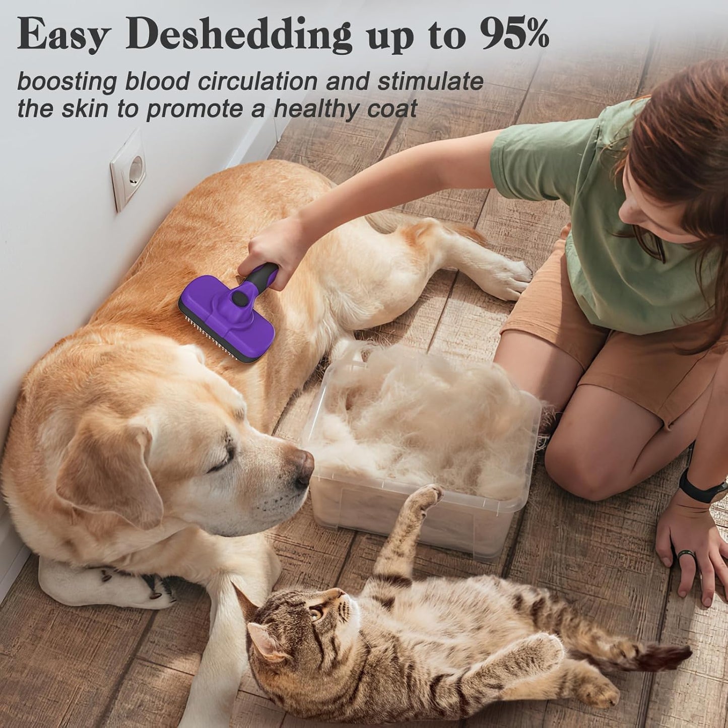 Self Cleaning Slicker Brush