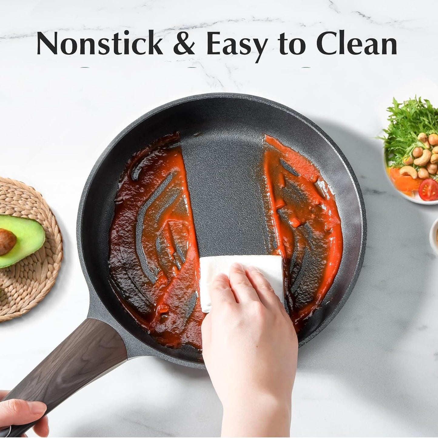 Ceramic Pots and Pans Set