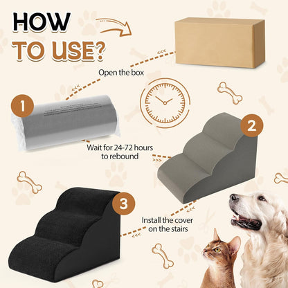 Dog Stairs Ramp for Beds Couches