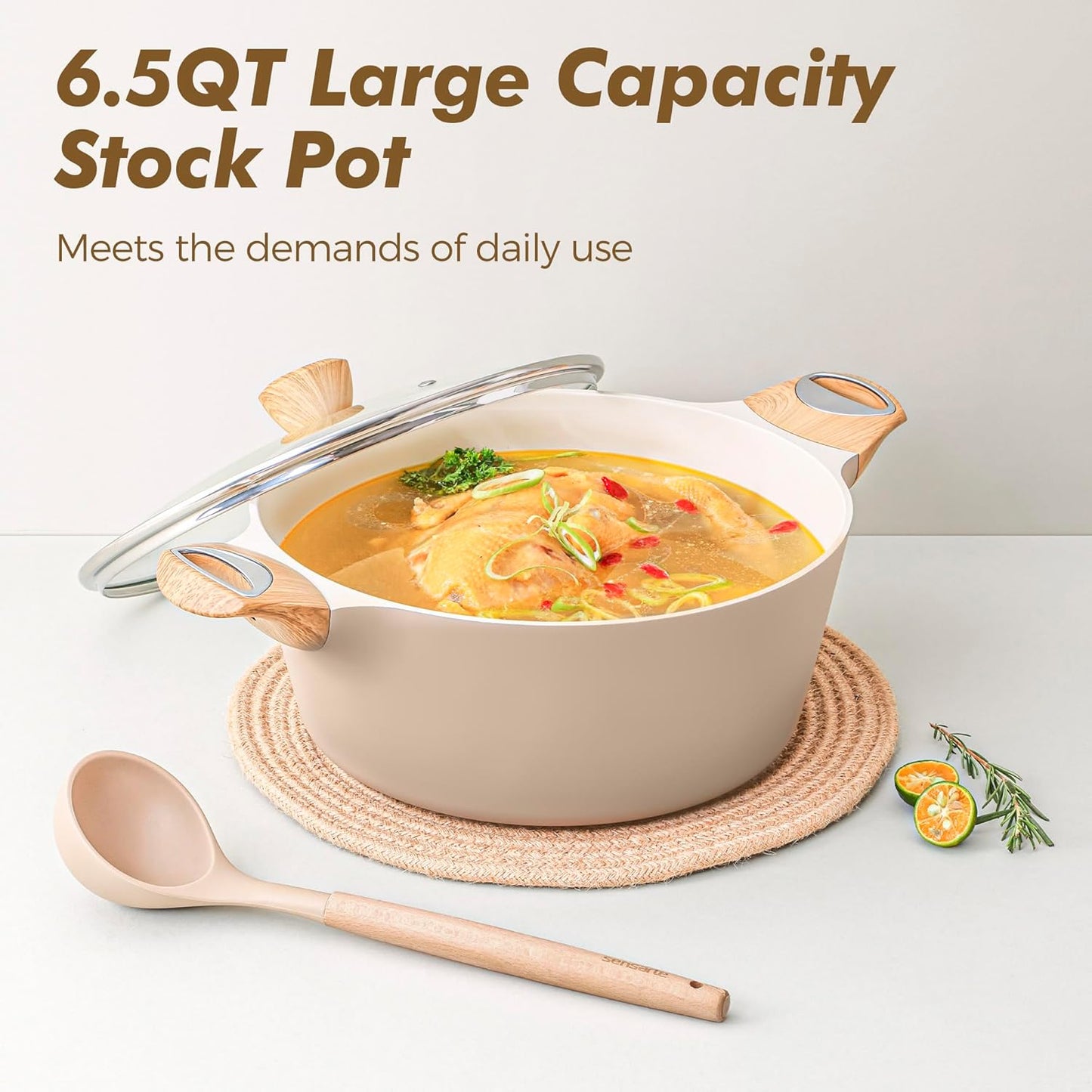 Ceramic Pots and Pans Set