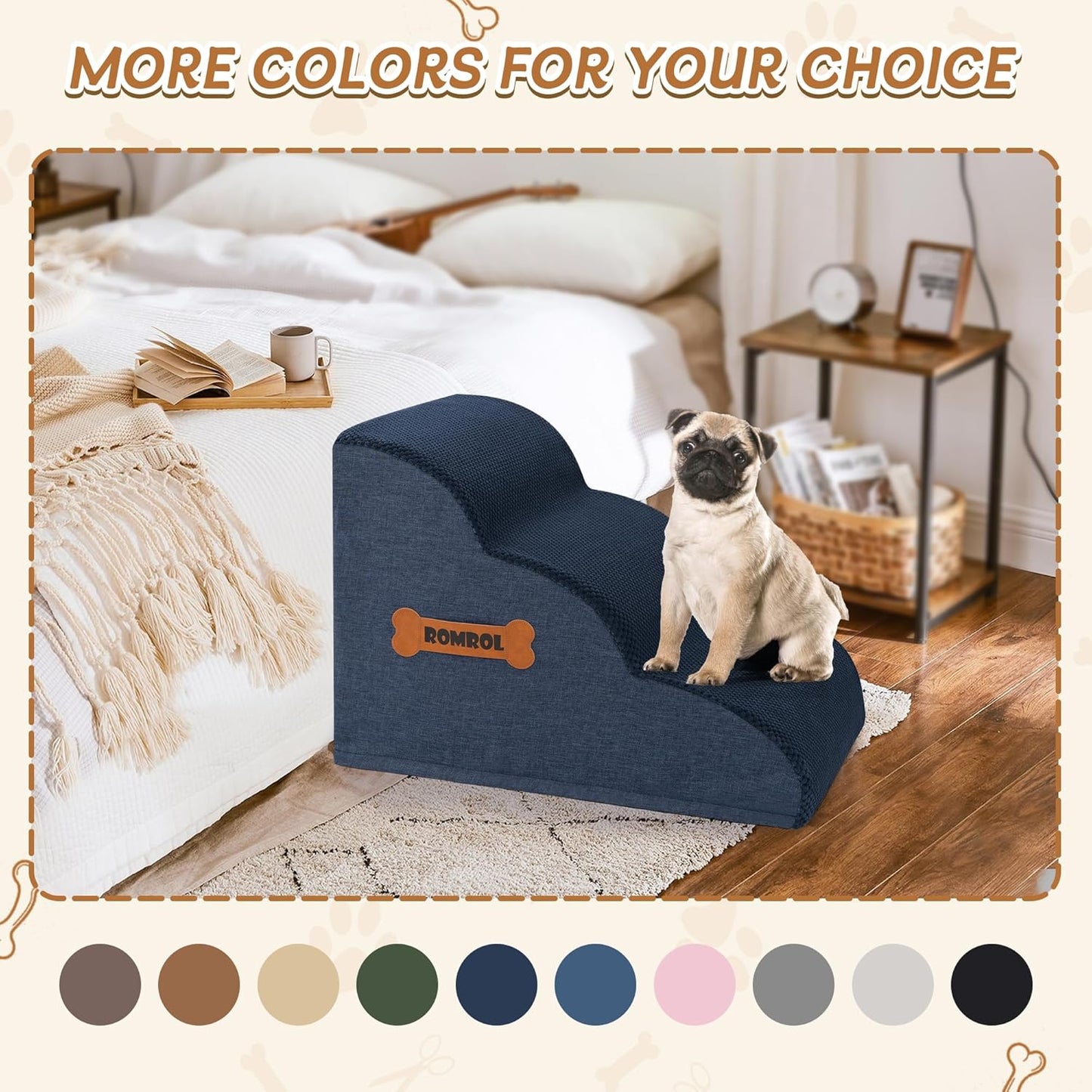 Dog Stairs Ramp for Beds Couches