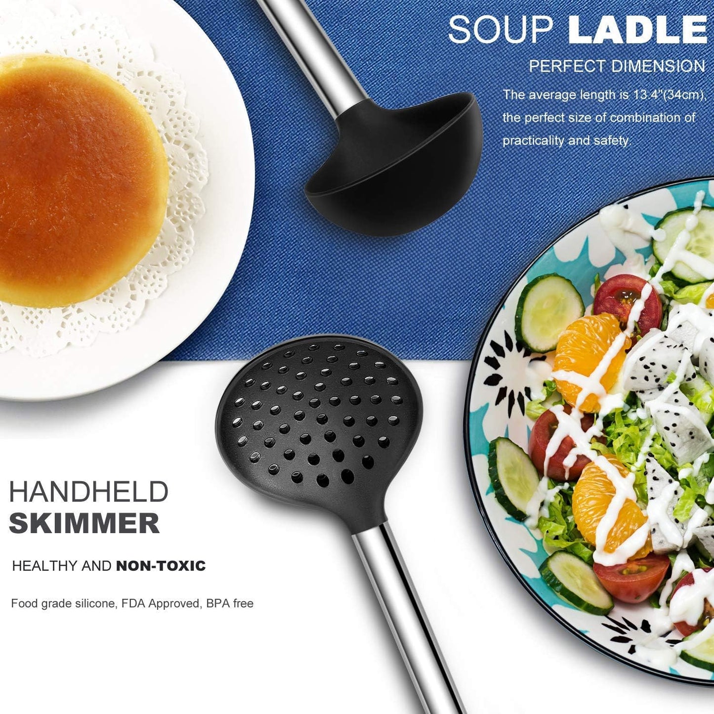 Kitchen Utensil Set-Silicone Cooking