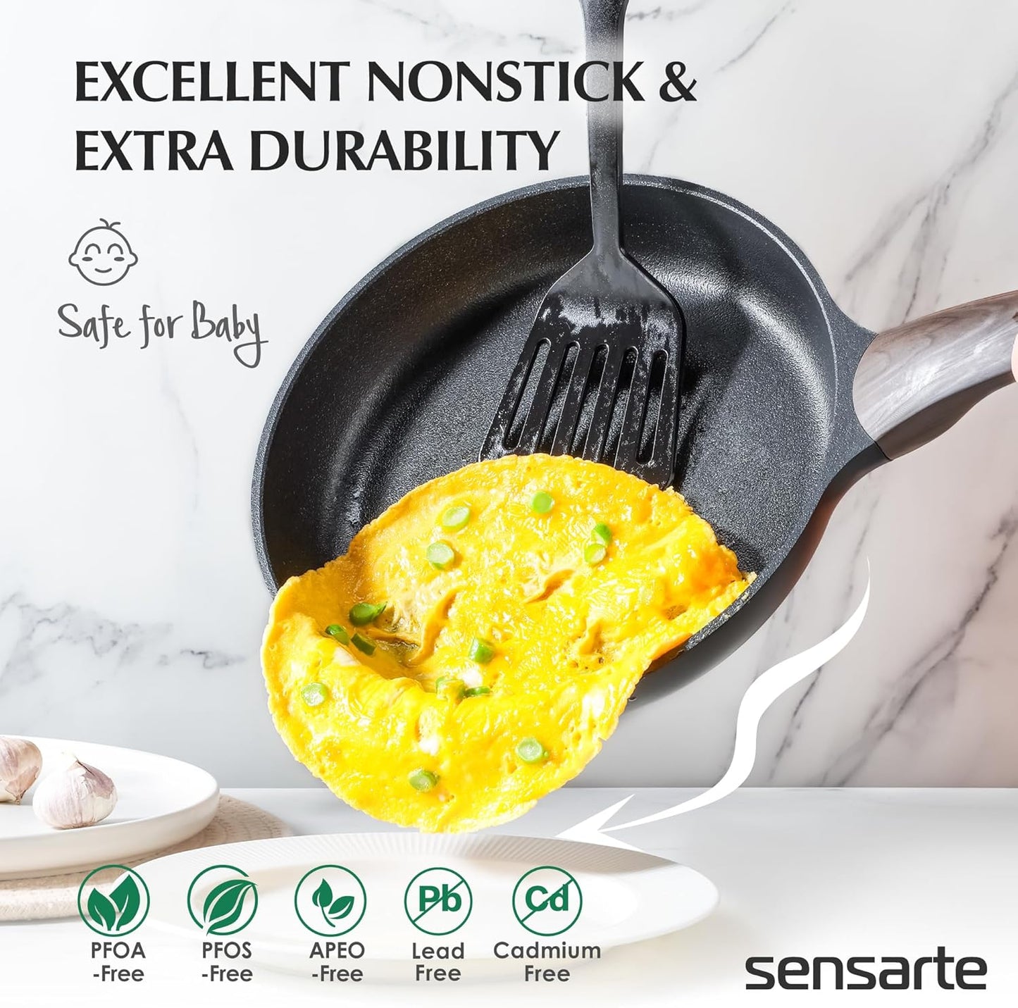 Ceramic Pots and Pans Set