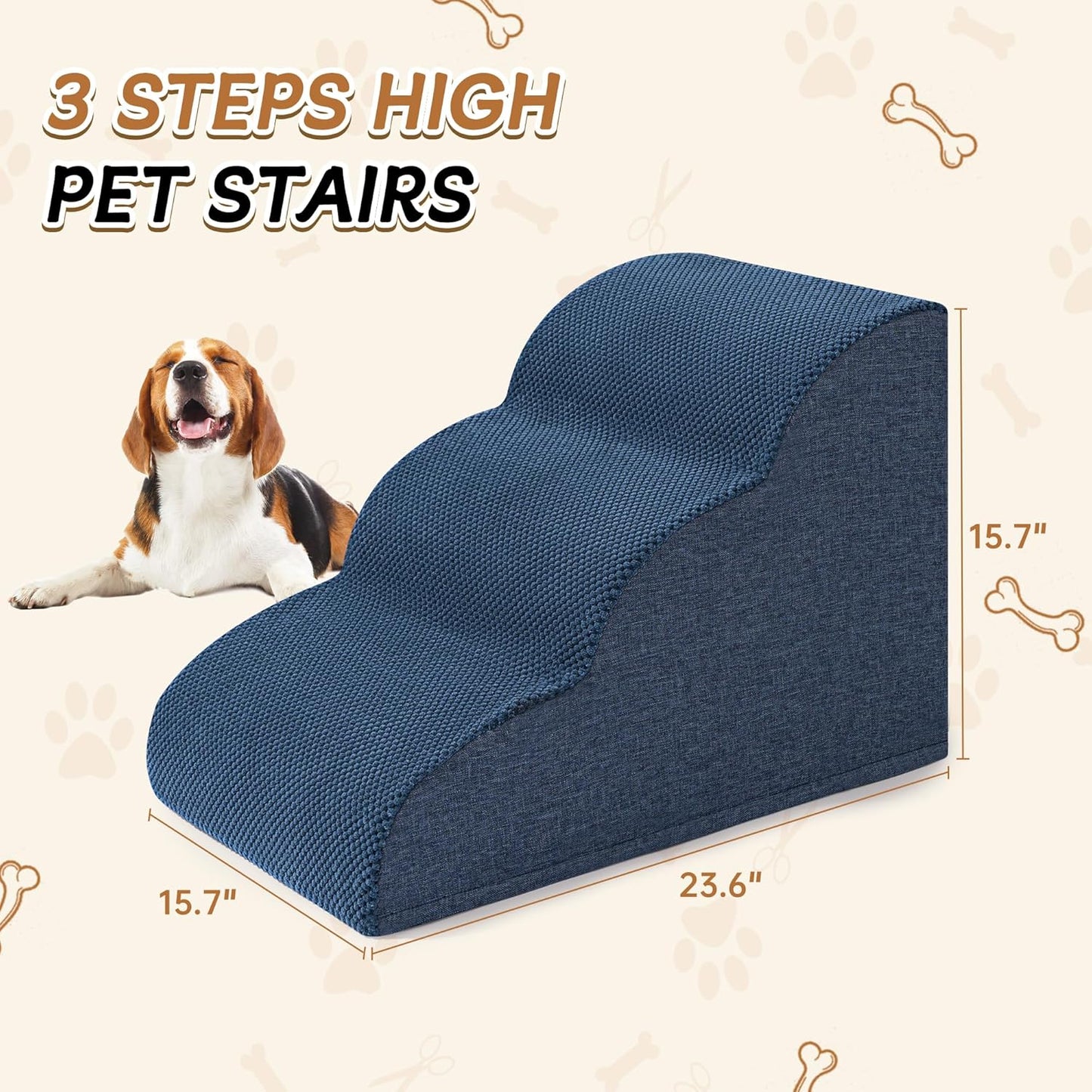 Dog Stairs Ramp for Beds Couches